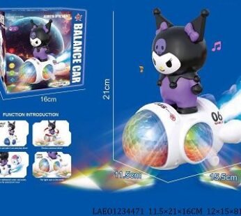 0743 Hello kitty balance car with light sound