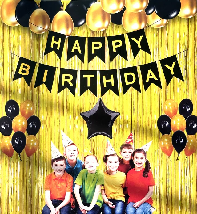 5555 Happy Birthday decoration Single Star kit
