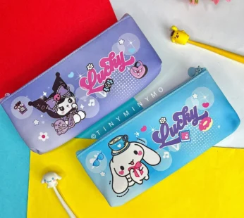 188212 Pencil Pouch for Boys and Girls Pencil Case School Stationery 1 Zipper {Random Design}