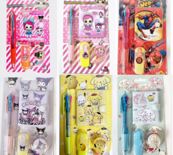 E-006 Cartoon Charactor Stationery Set