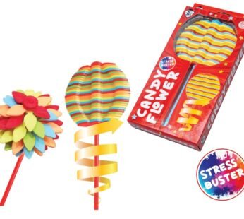 10084 Candy Flower Toy Colorful Twisting and Rotating Fidget Spinner for Kids & Adults