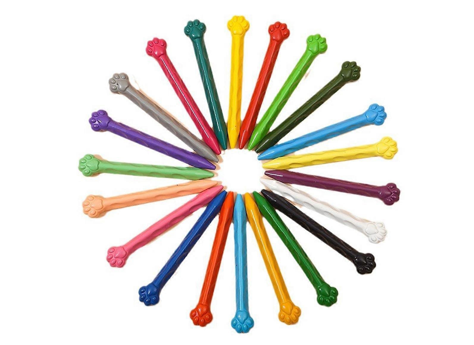 5214 Plastic Crayons Round Tin | 24 Shades Washable Non-Toxic Unbreakable Crayons for Kids Drawing & Colouring | Easy Grip, No Mess, Multi-Colour Crayon Set - Image 2