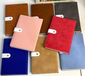 11208 Leather Journal Organizer Planner Writing Notebook {Multicolor}