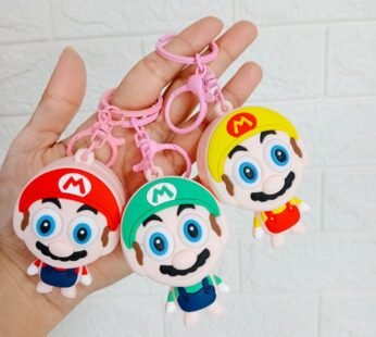 10003 Super Mario Silicon Coin Pouch Keychain