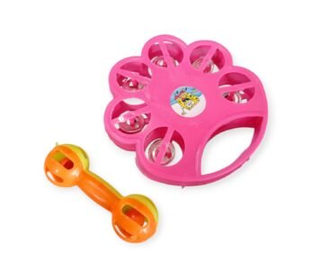 002  Plastic Kids Dafli Rattle Toy Set