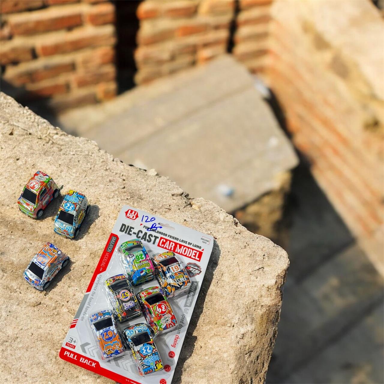 123-12C Car Set of 6 Toy for Kids, Small Racing Pull Back Car, Diecast Model - Image 2