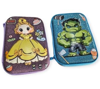 20100 Glitter Pencil Case with Compartments, Pencil Pouch for Kids, School Supply Organizer Pencil Box for Students