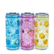 9074 Cute design Double Layer Bottle with Inside Sequence Glitter 240 ml - Image 5