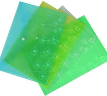 20042 {Pack of 12} Document File Folder Bag, Transparent Envelope Holder Storage Case