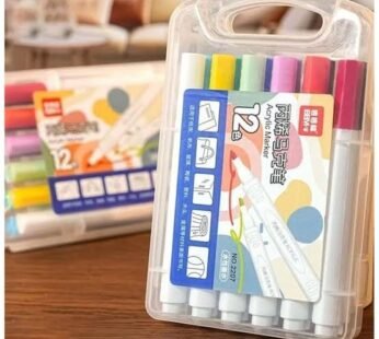 5512 Marker Set, 12 Colors, Water-Based Paint Pens for Kids