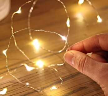 20149 5 Meter LED light Fairy Lights Battery Operated Golden color