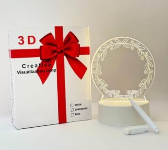 20159 3D Creative Visualization Lamp – Acrylic Illusion Message Board Night Light, Rewritable Table Lamp for Study, LED Light, Office Home Decor Gift