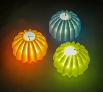 11063 LED Tea Light Candle  Multi-Color Hanging Lanterns for Festivals, Parties, Home Decor – Battery Operated