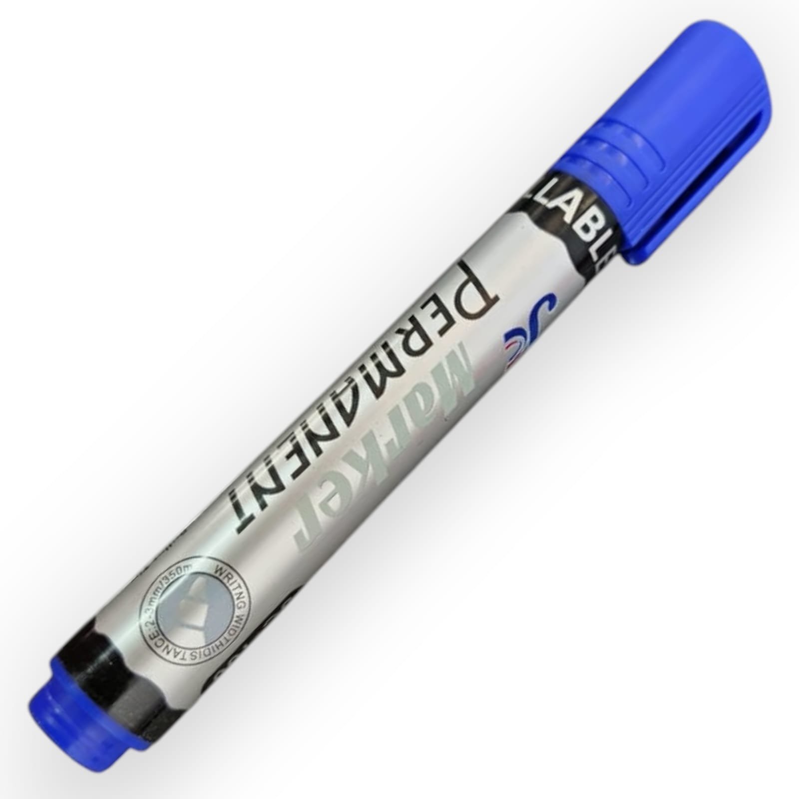 20152 (Pack Of 10) Hauser Permanent Marker Pen, Blue Colour - Image 2