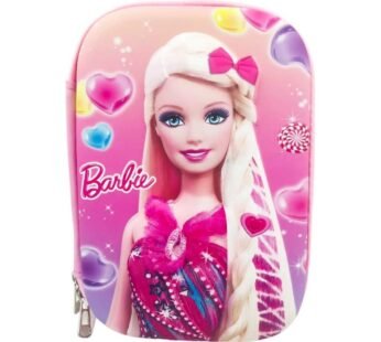10576 Barbie Cartoon Design Pencil Pouch 20 Cm × 12 Cm {Random Design}